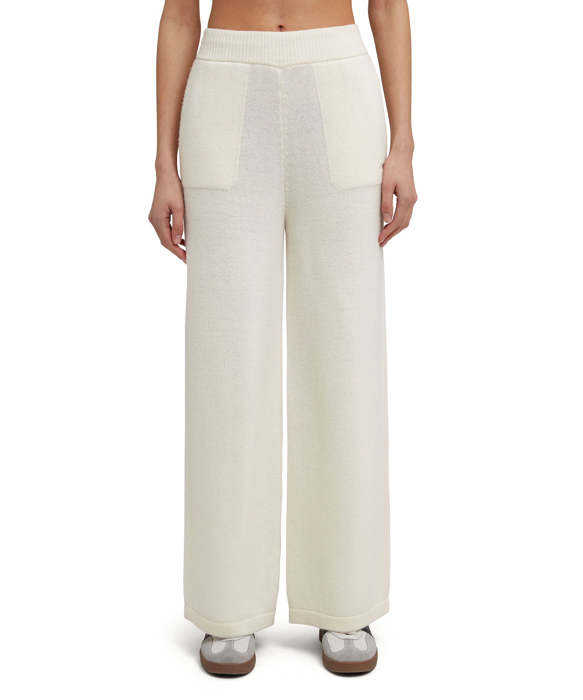 High-waisted trousers "MSGM Signature Cashmere blend" - 2