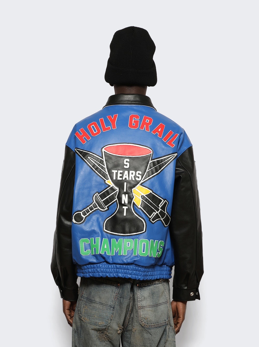 Grail Varsity Jacket Blue - 5