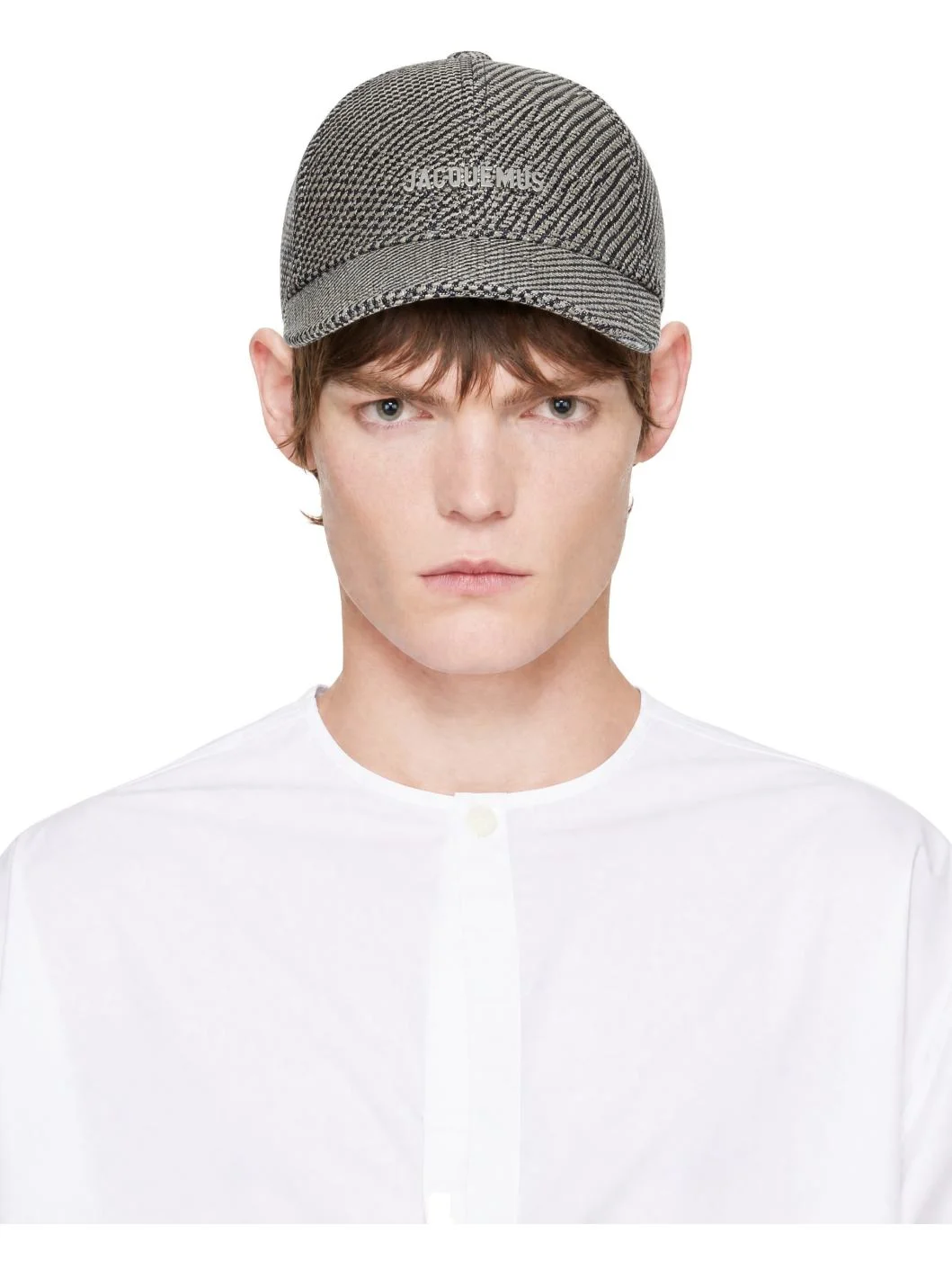 Beige & Navy 'The Gadjo baseball' Cap - 1