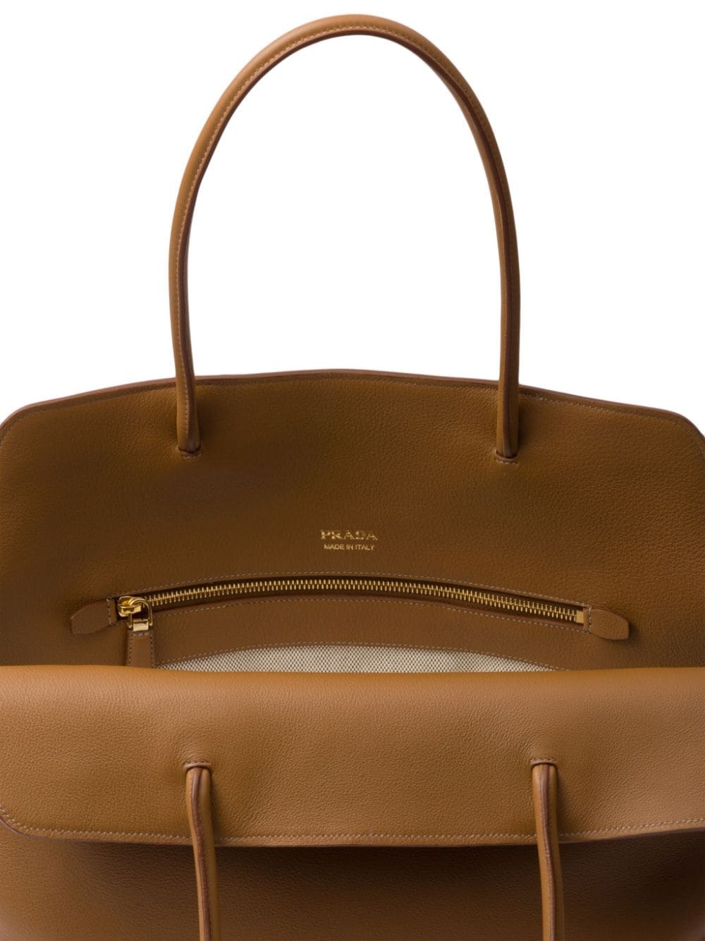 large leather tote bag - 6