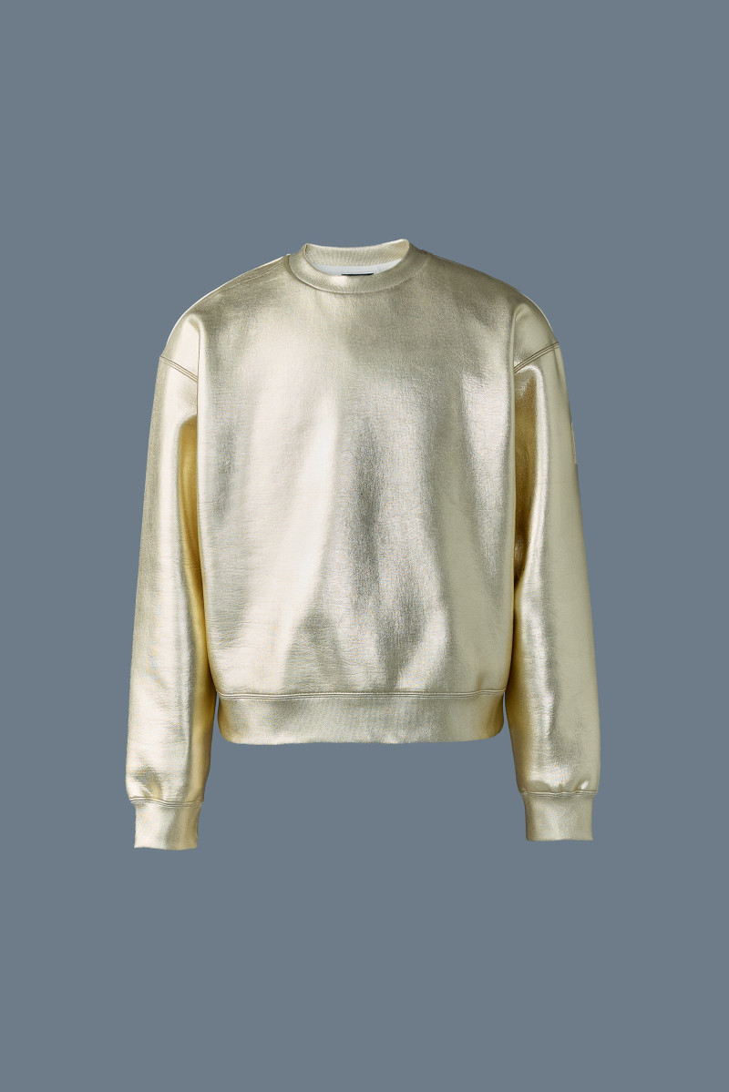 JULIAN-M Metallic double-Face Jersey Sweatshirt 1