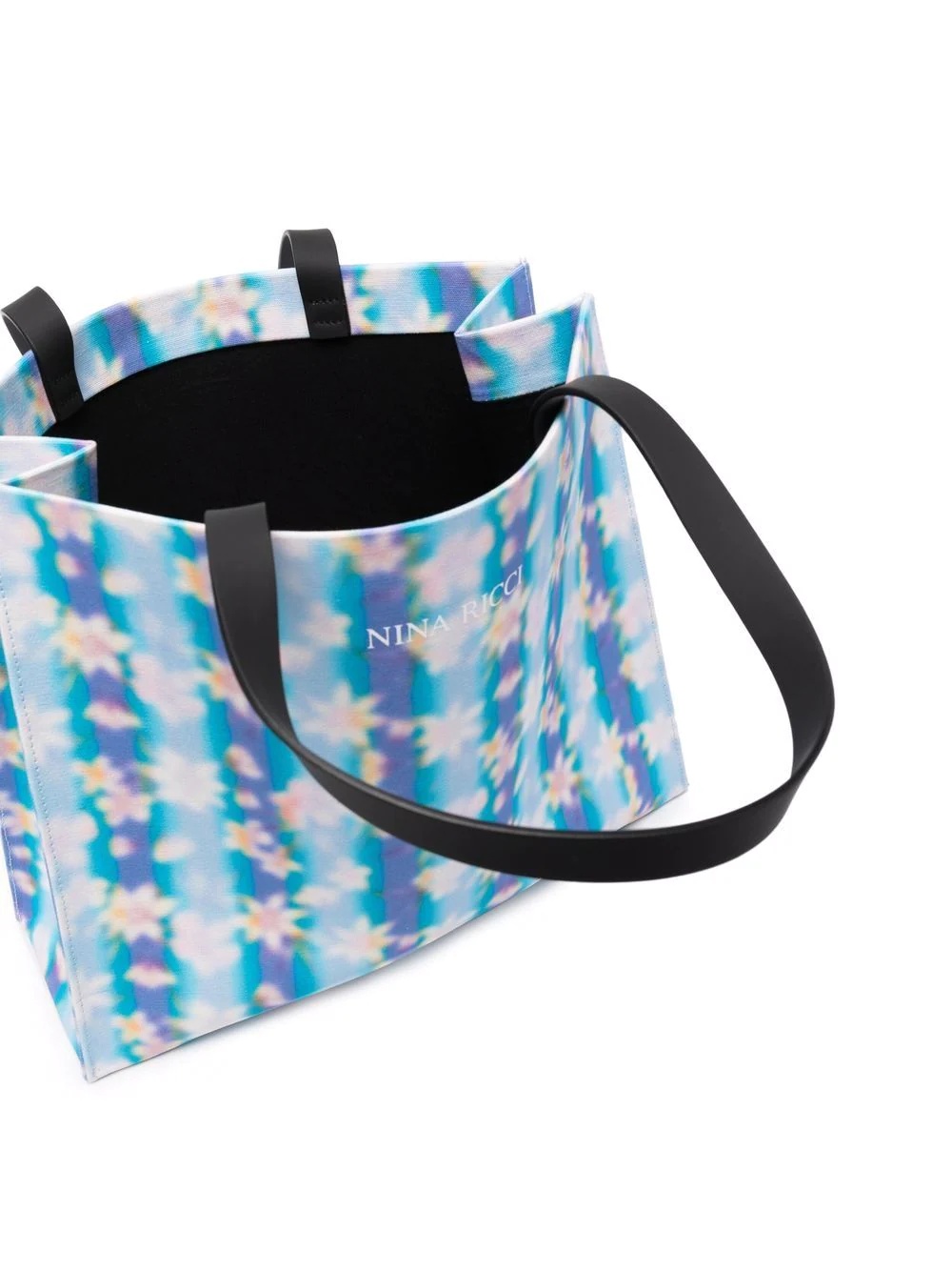 large floral-print logo tote bag - 5