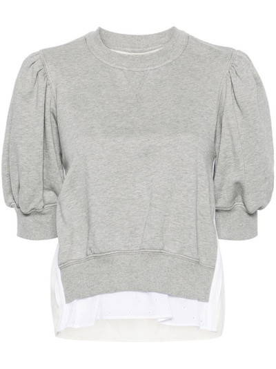 3.1 Phillip Lim broderie-anglaise cropped sweatshirt outlook