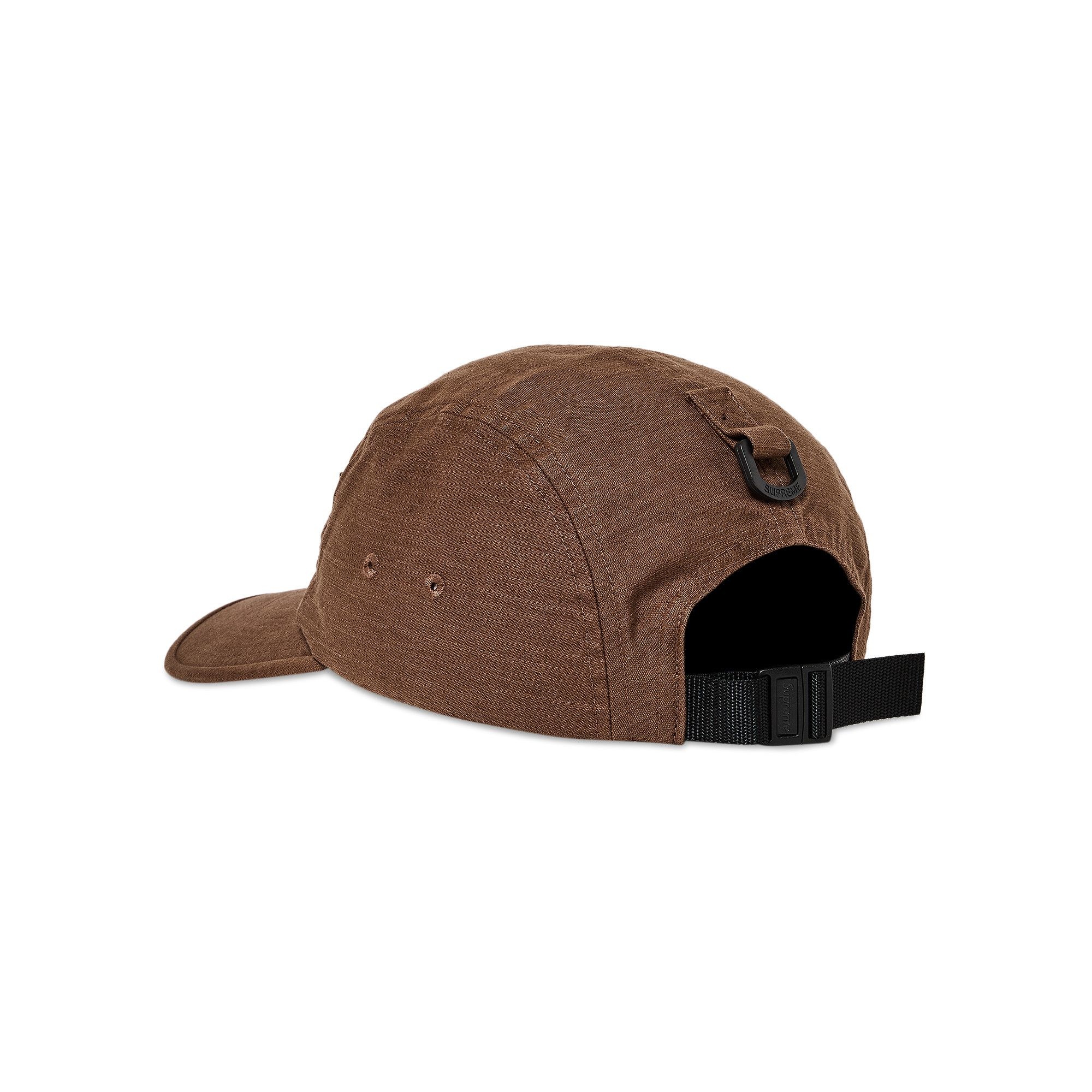 Supreme Arabic Label Camp Cap 'Brown' - 3