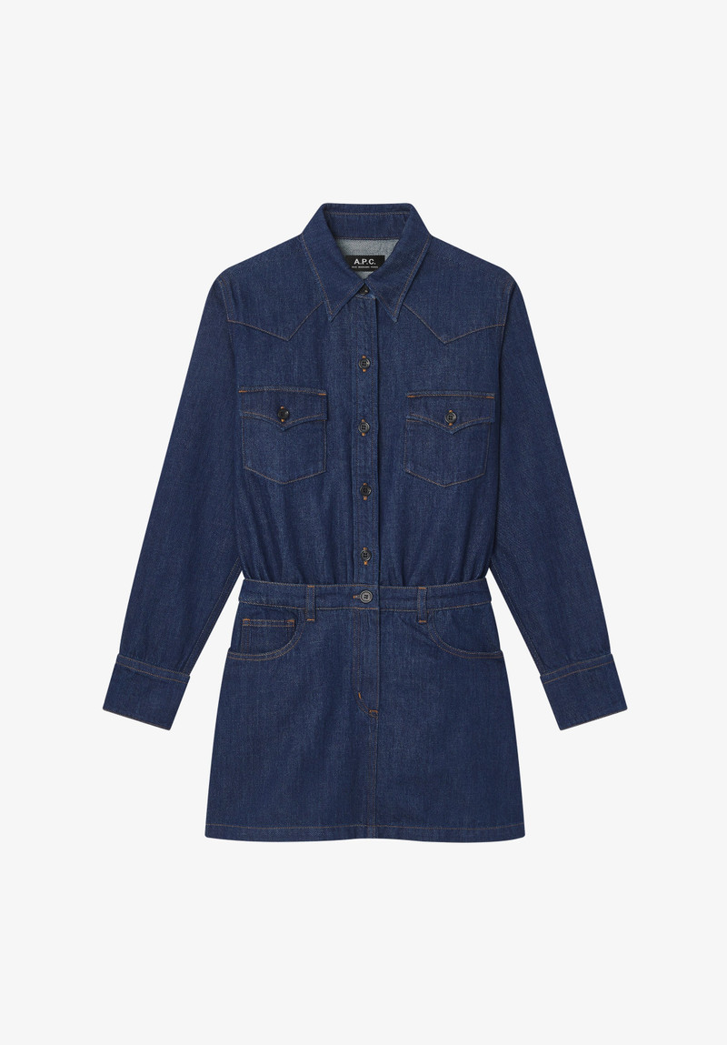 A.P.C. WESTERN SHIRT-DRESS outlook