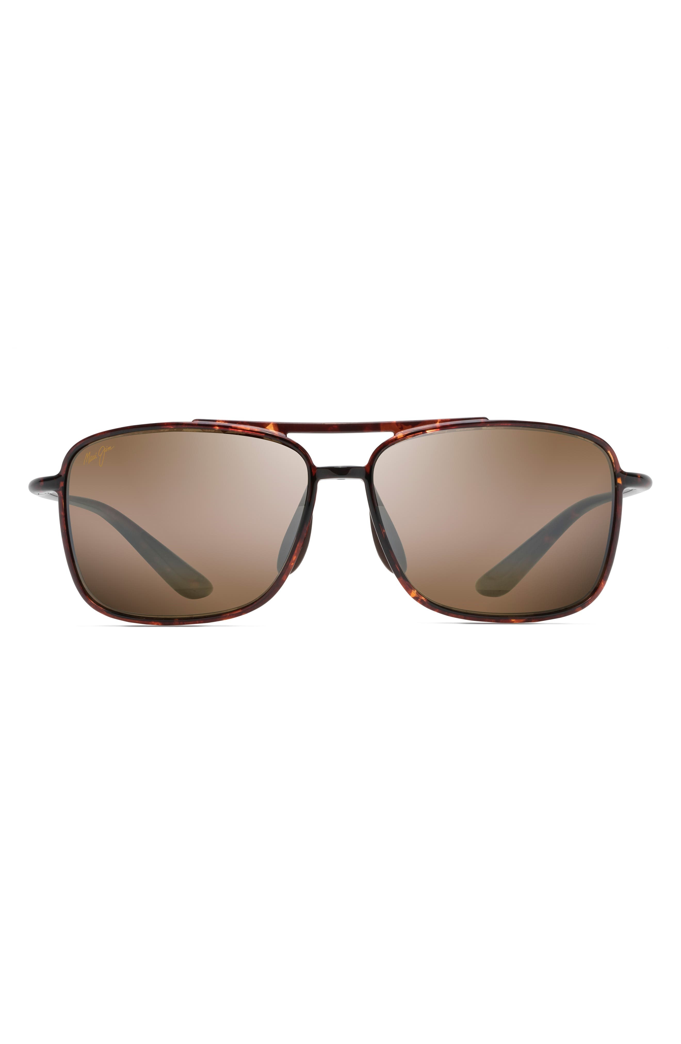 Maui Jim Kaupo Gap 61mm PolarizedPlus2® Aviator Sunglasses in Tortoise at Nordstrom - 3
