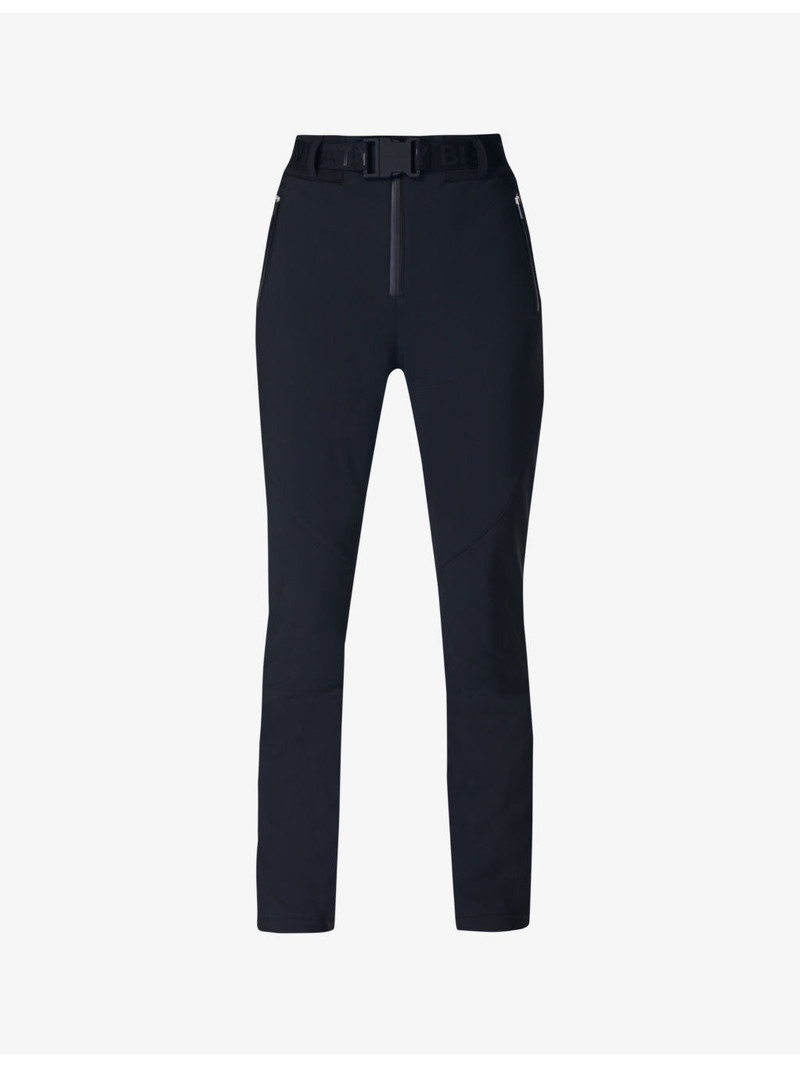 Power belted-waist high-rise shell ski trousers 1