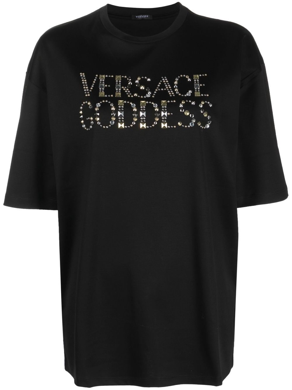 Versace Goddess-print T-shirt - 1