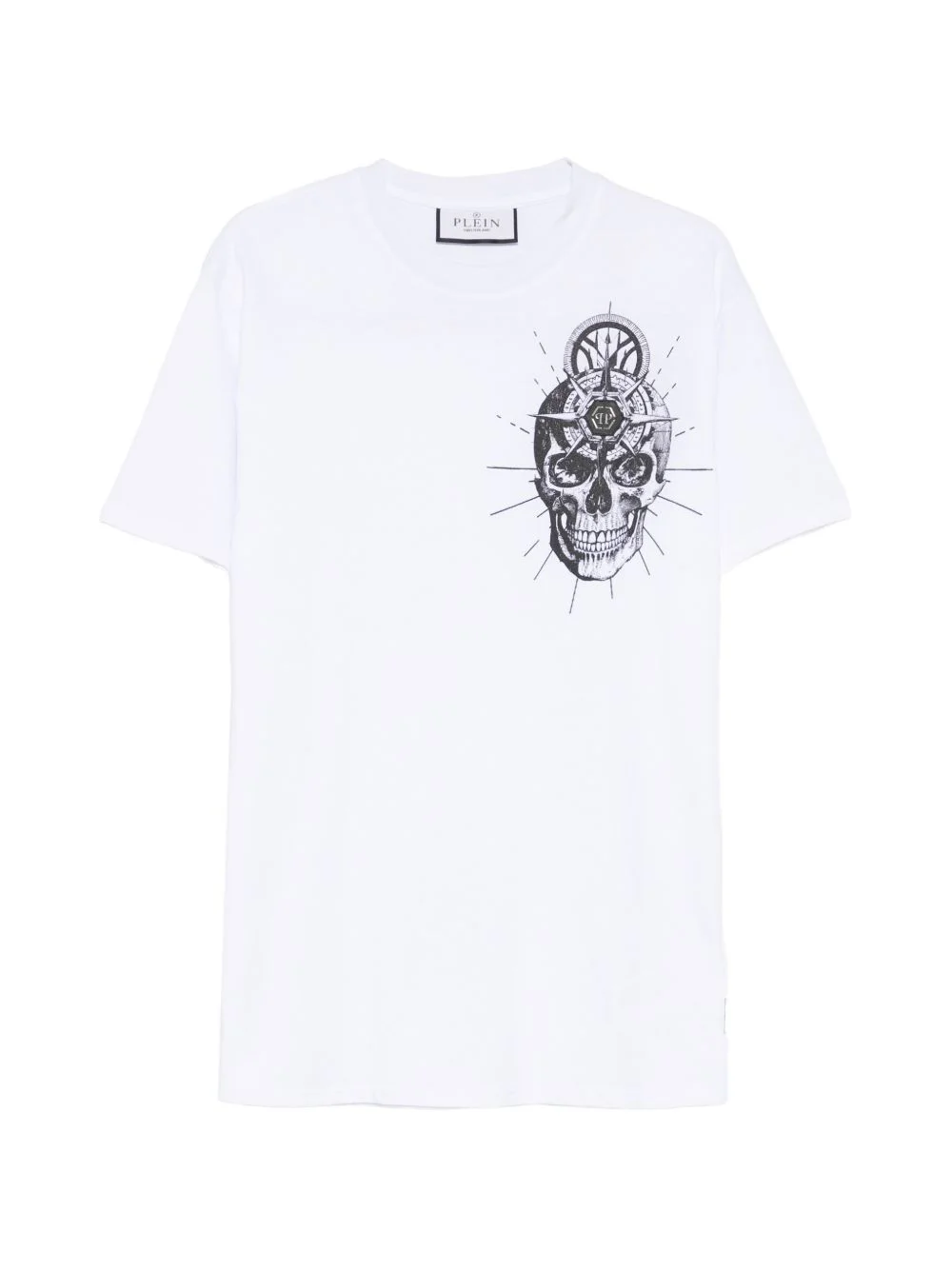 skull-print T-shirt - 1