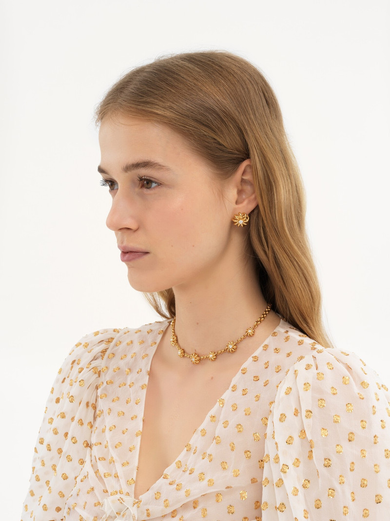 Chloé THE CHLOÉ MECHANICAL FLOWERS EARRINGS outlook