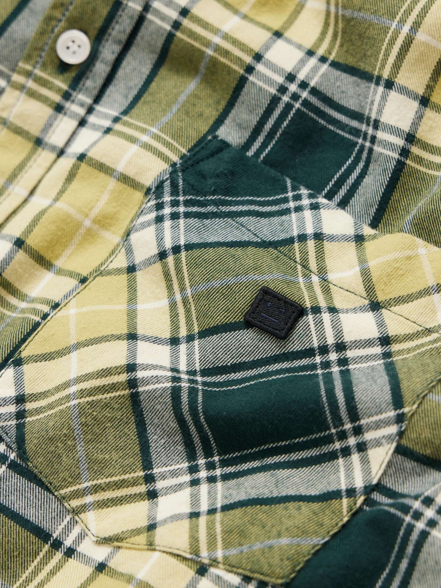 Sandres Logo-Appliquéd Checked Cotton-Flannel Shirt - 4