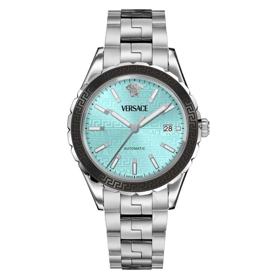 Versace Hellenyium Automatic Turquoise Dial Men's Watch VEQCA0324 - 1