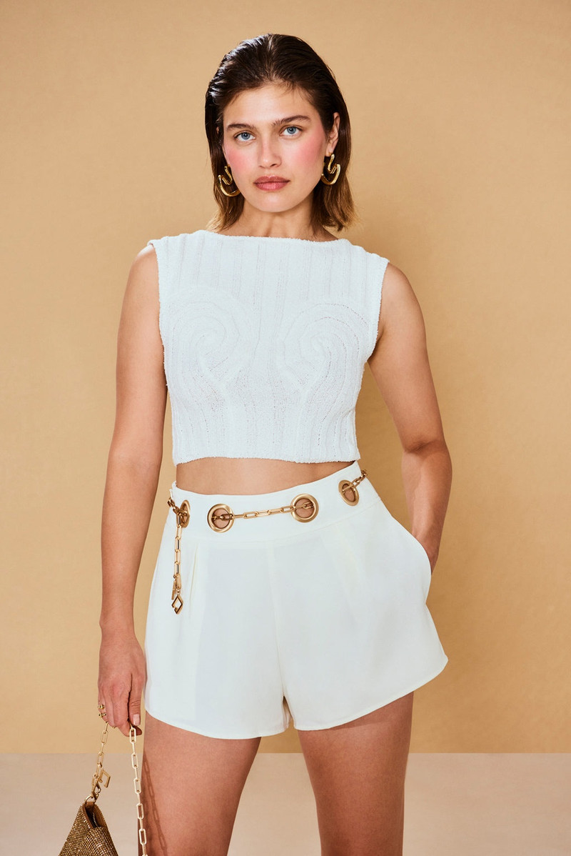 Cult Gaia ANZU KNIT TOP outlook