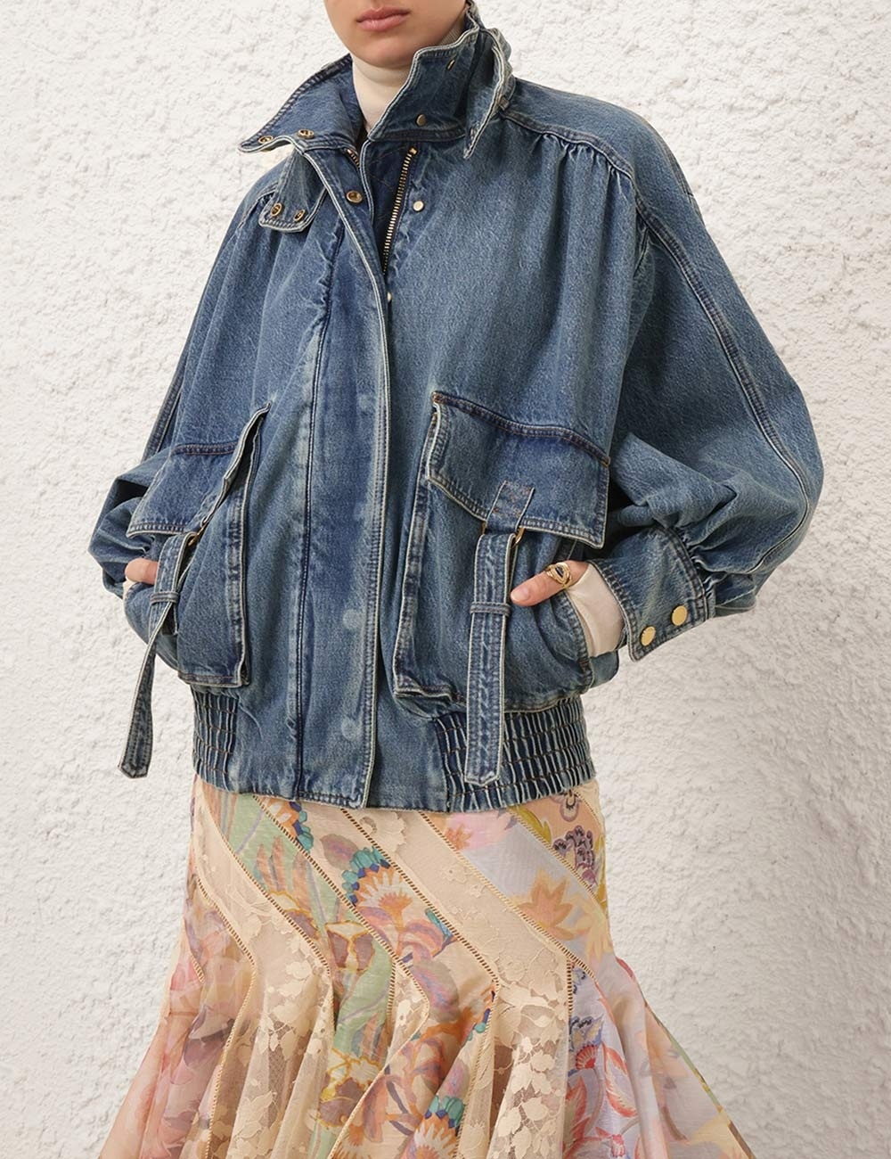 ILLUSTRATION DENIM JACKET - 2