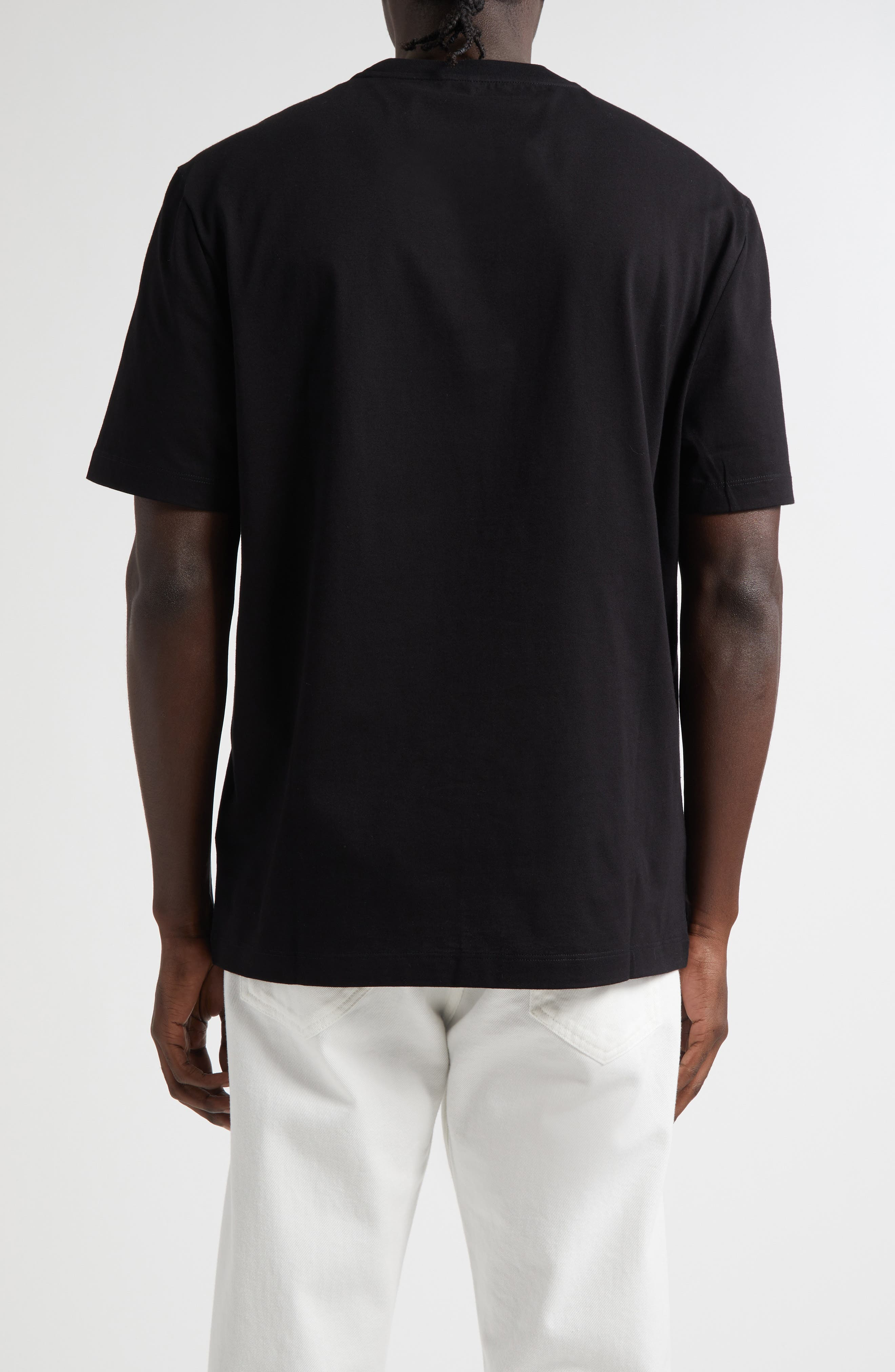 Versace Medusa Logo Compact Cotton Graphic T-Shirt in Black at Nordstrom - 2