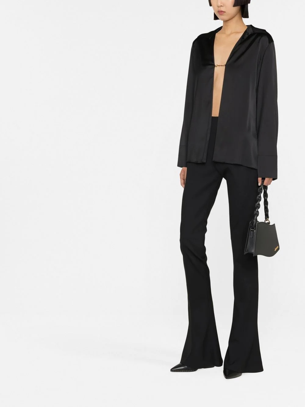 Notte logo plaque blouse - 3