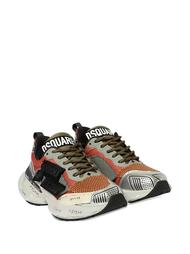DSQUARED2 logo-detail lace-up sneakers outlook