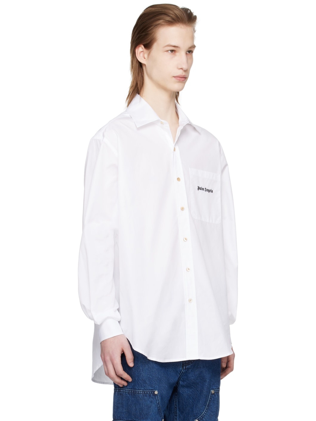 White Embroidered Shirt - 2
