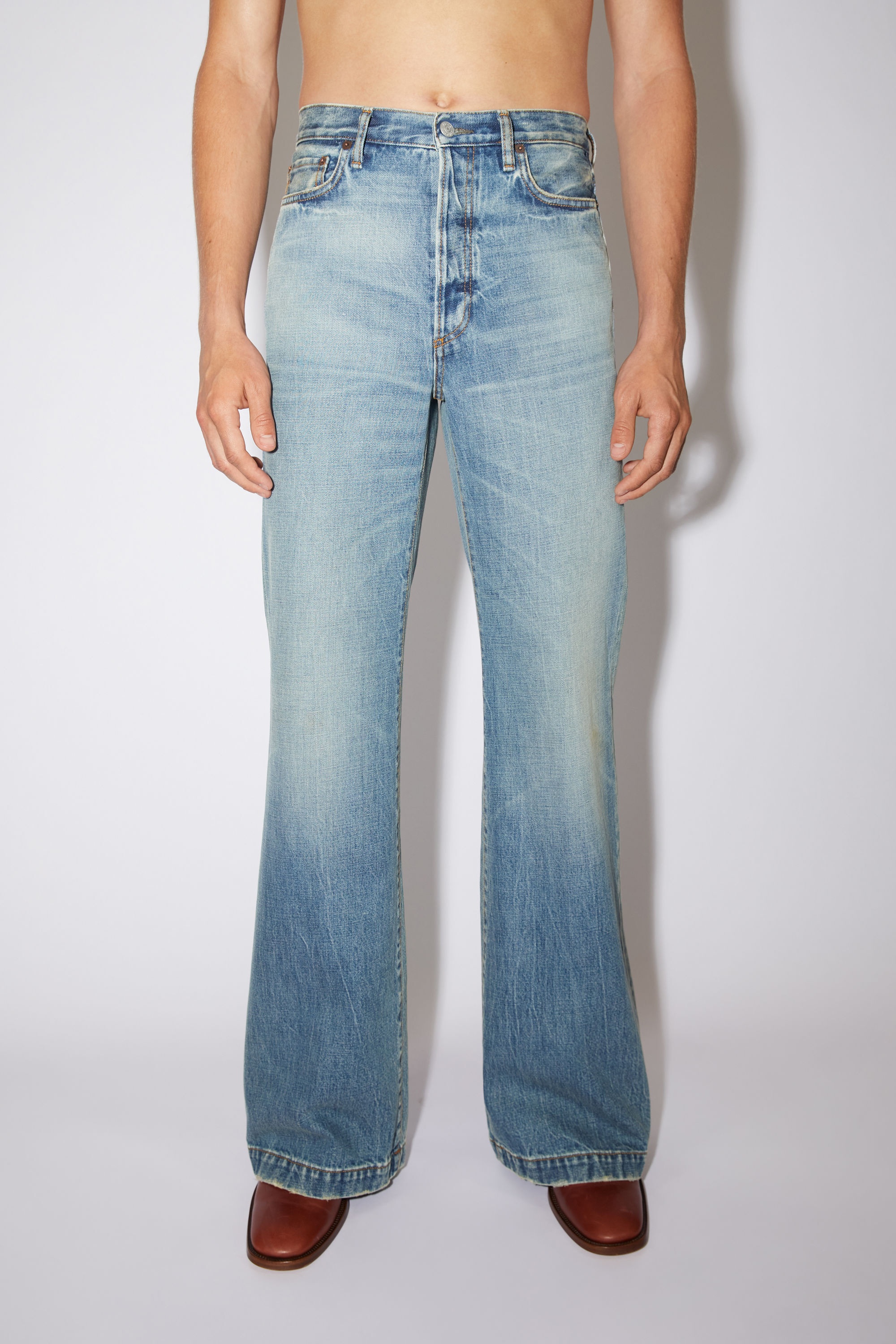 Bootcut fit jeans - Mid Blue - 2