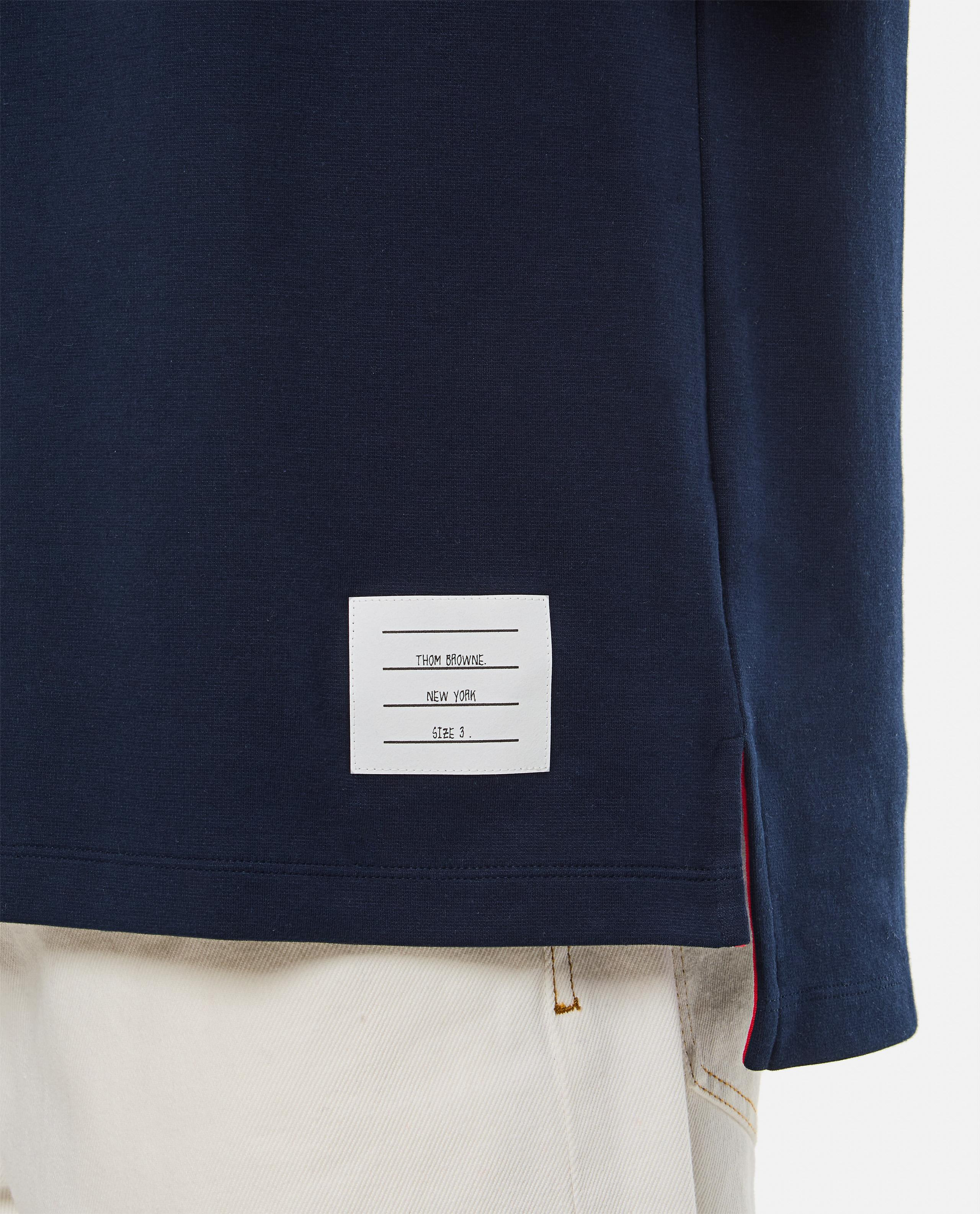 4 BAR STRIPE COTTON T-SHIRT - 4