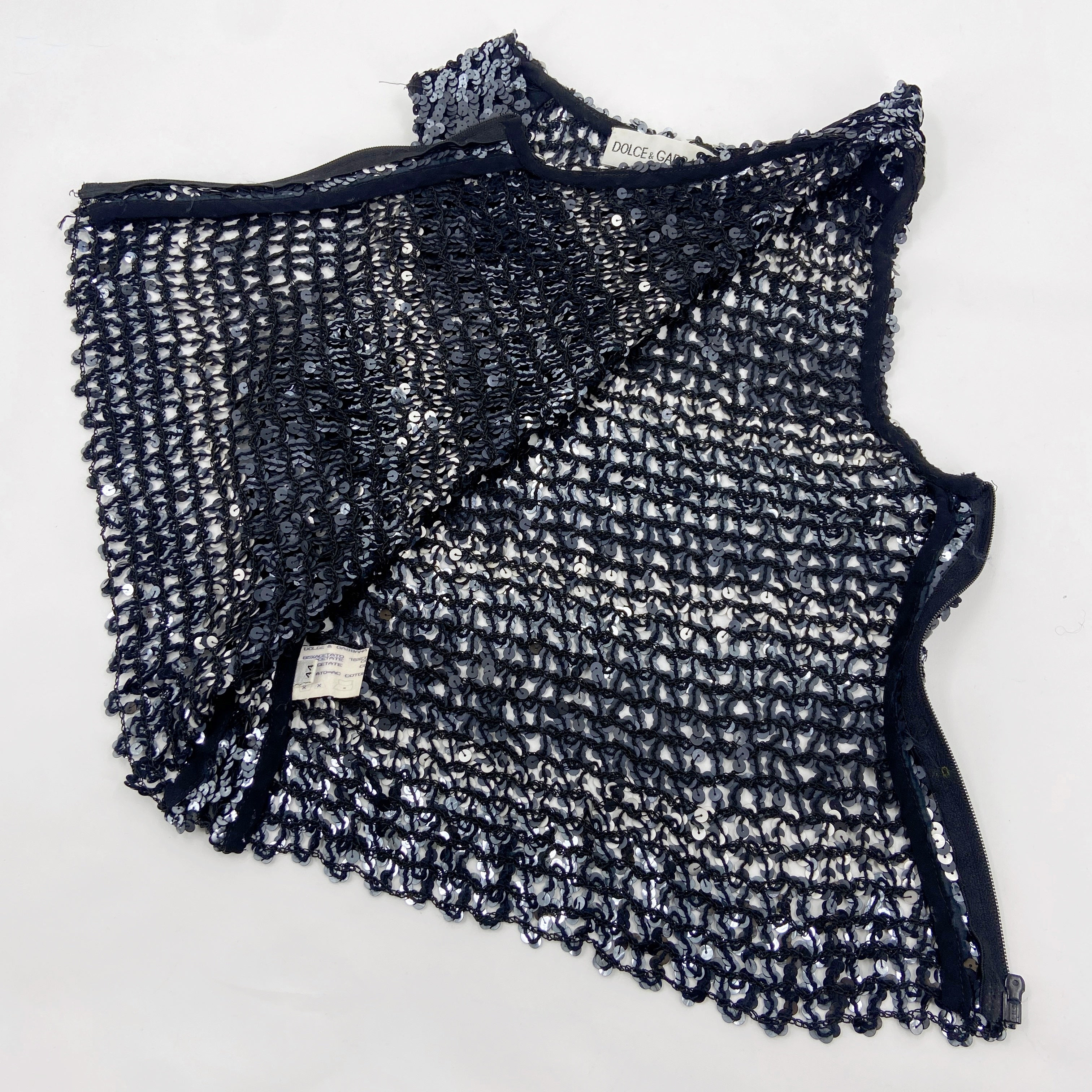 zOthers - Dolce & Gabbana 90s Sequins Mesh Top - 10