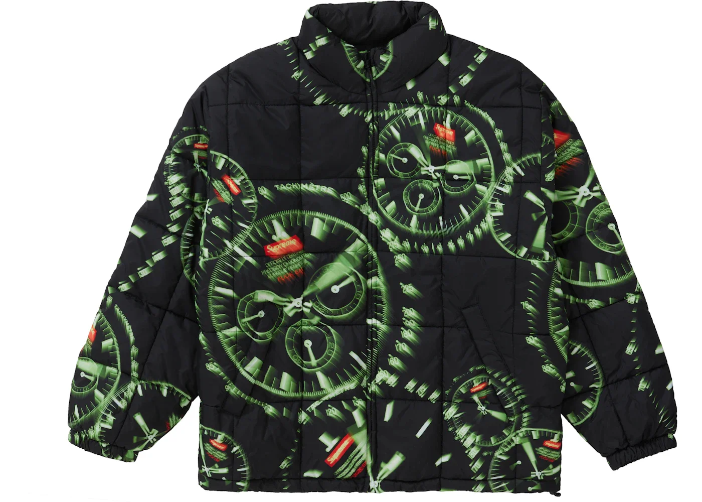 Supreme Watchs Reversible Puffy 재킷 '블랙 이름 * - 1