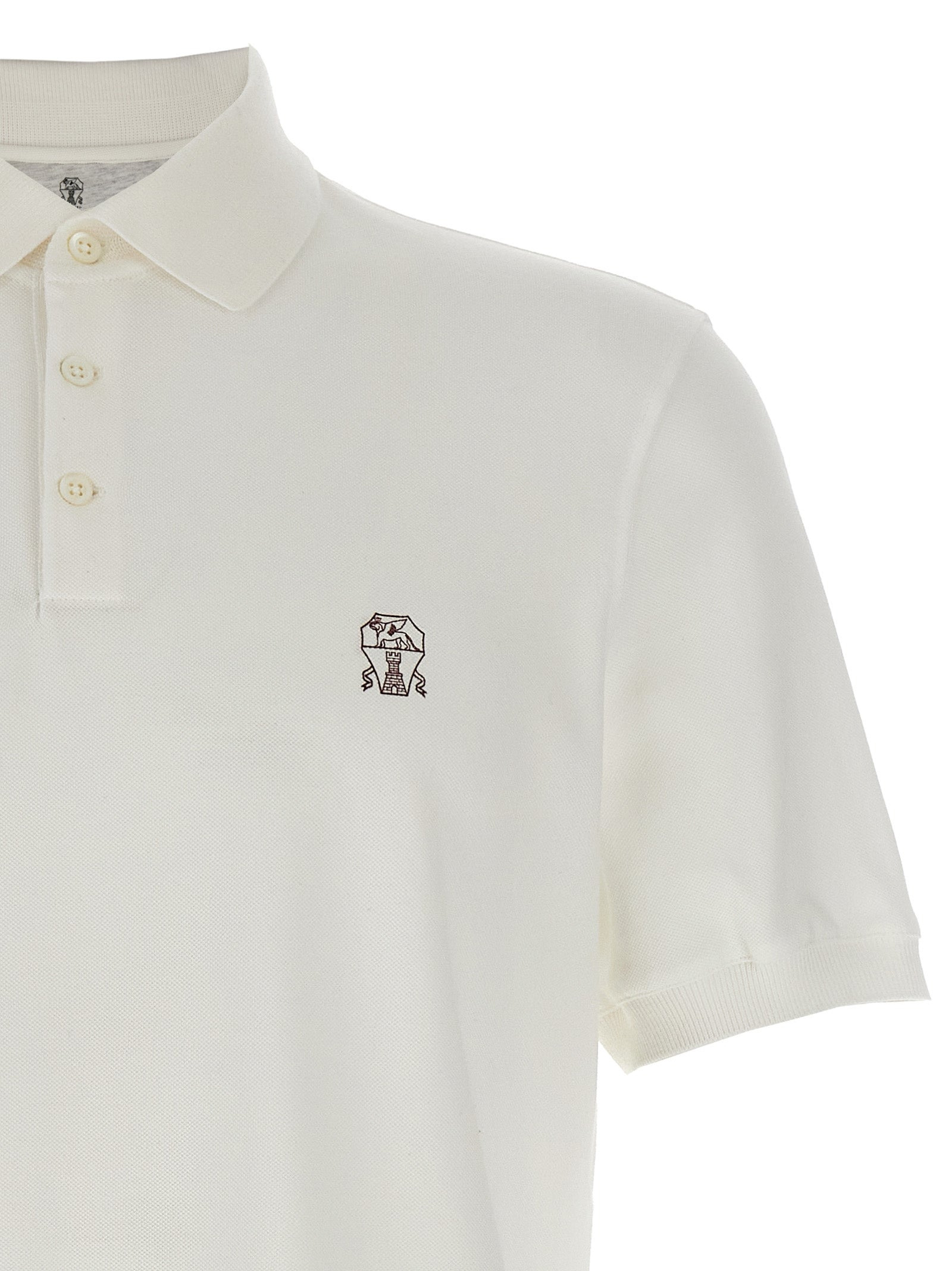 Piqué Shirt Polo White - 3