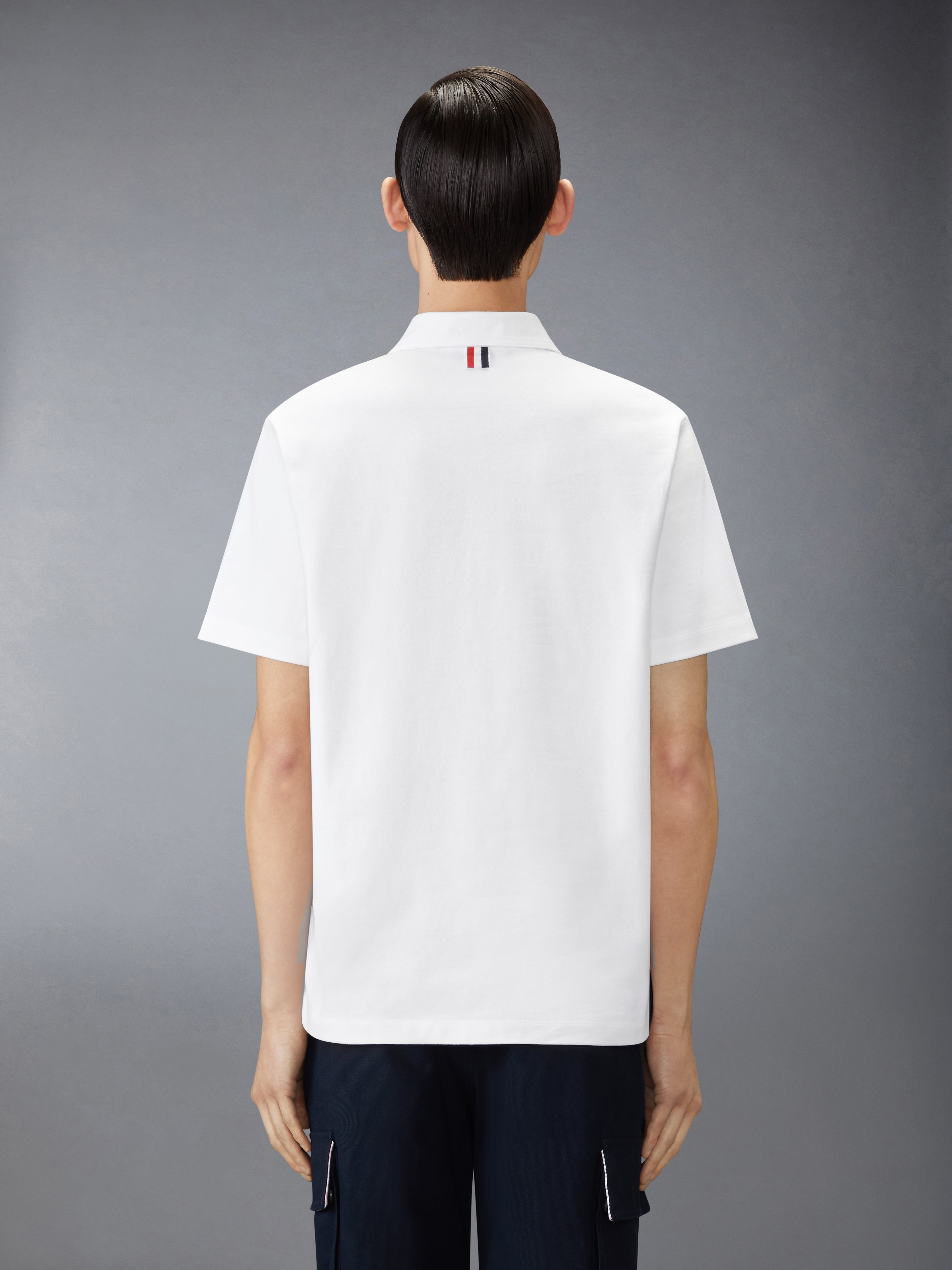 JERSEY RWB STRIPE OVERSIZED POLO - 3