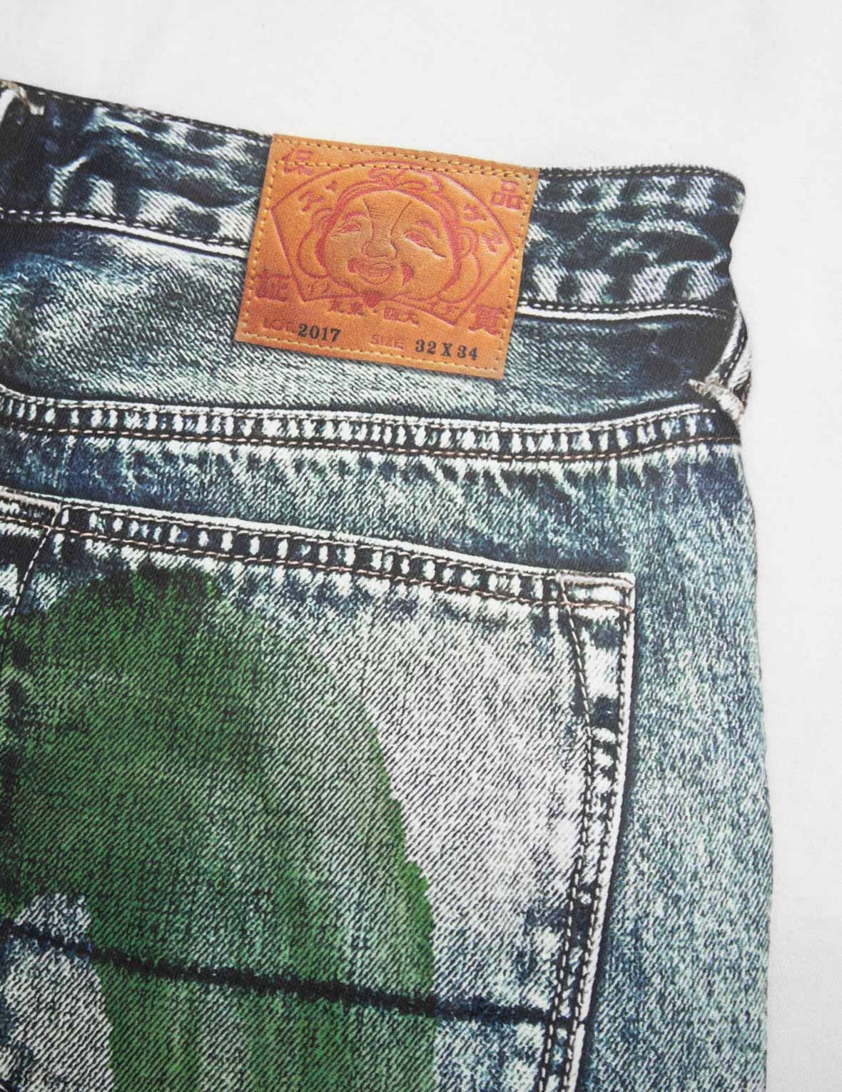 SIMULATED DIGITAL PRINT RELAX FIT T-SHIRT - 7