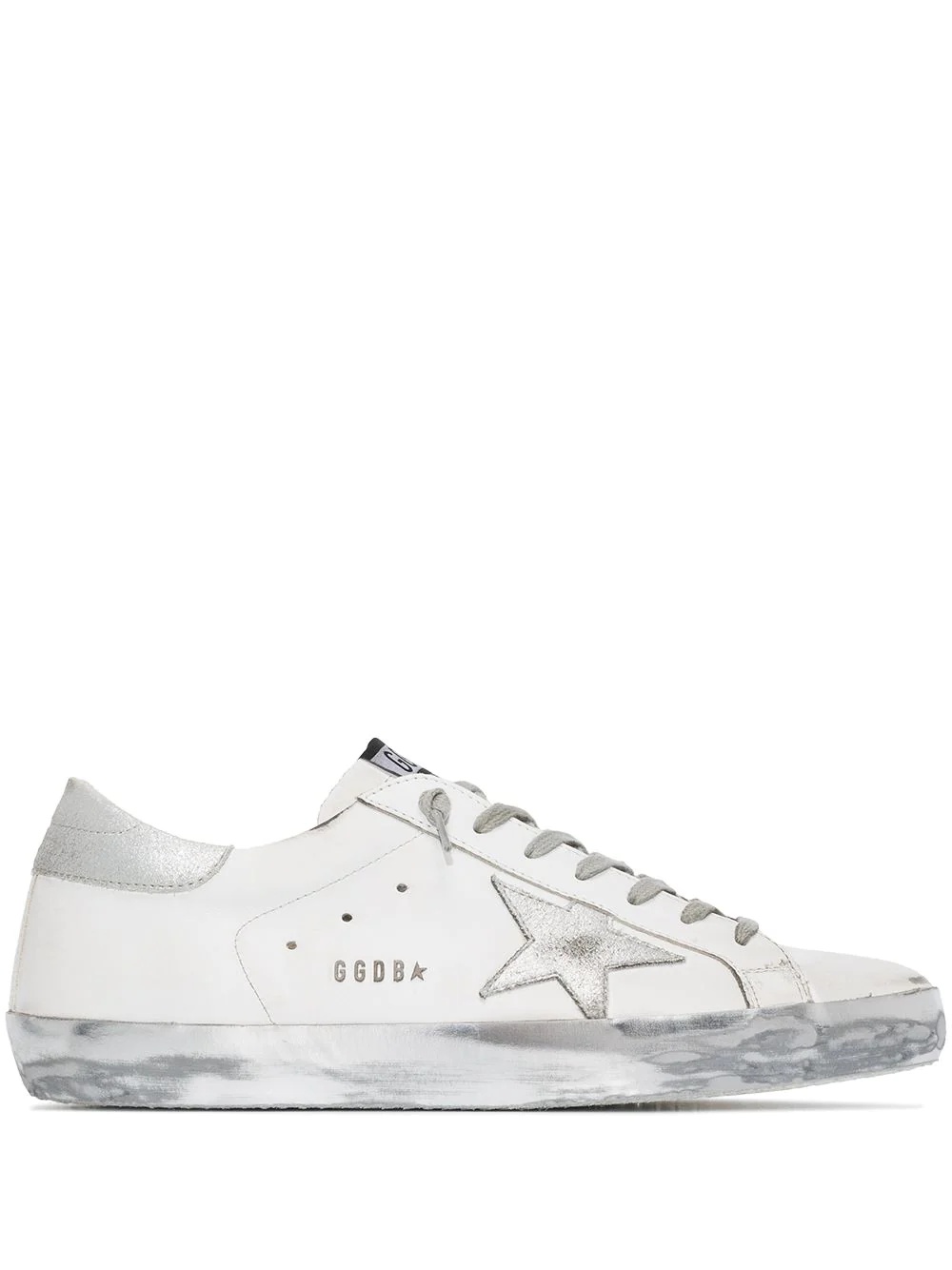 Superstar metallic-effect low-top sneakers - 1