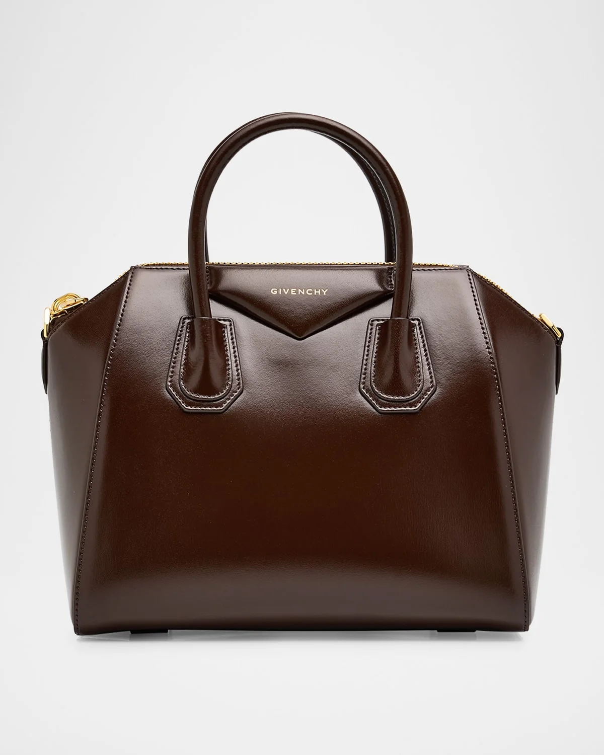 Antigona Small Top Handle Bag in Box Leather - 1