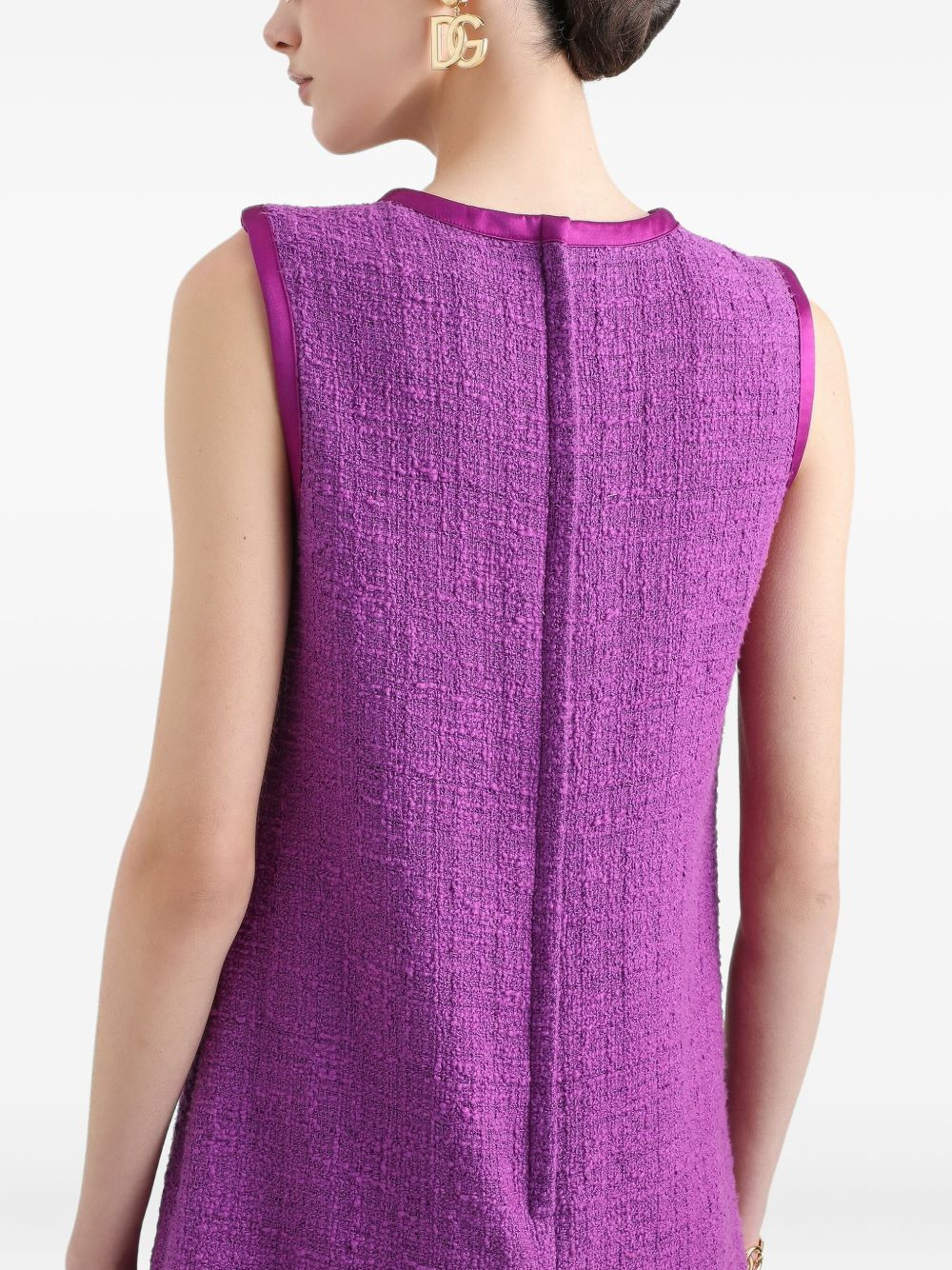 tweed mini dress - 4