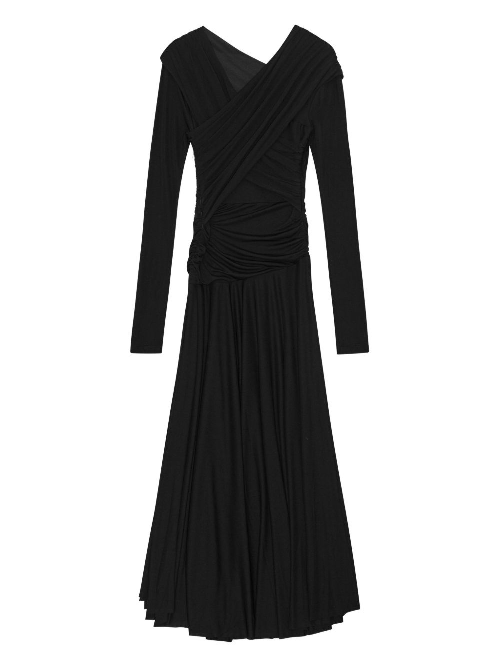 jersey maxi dress - 6