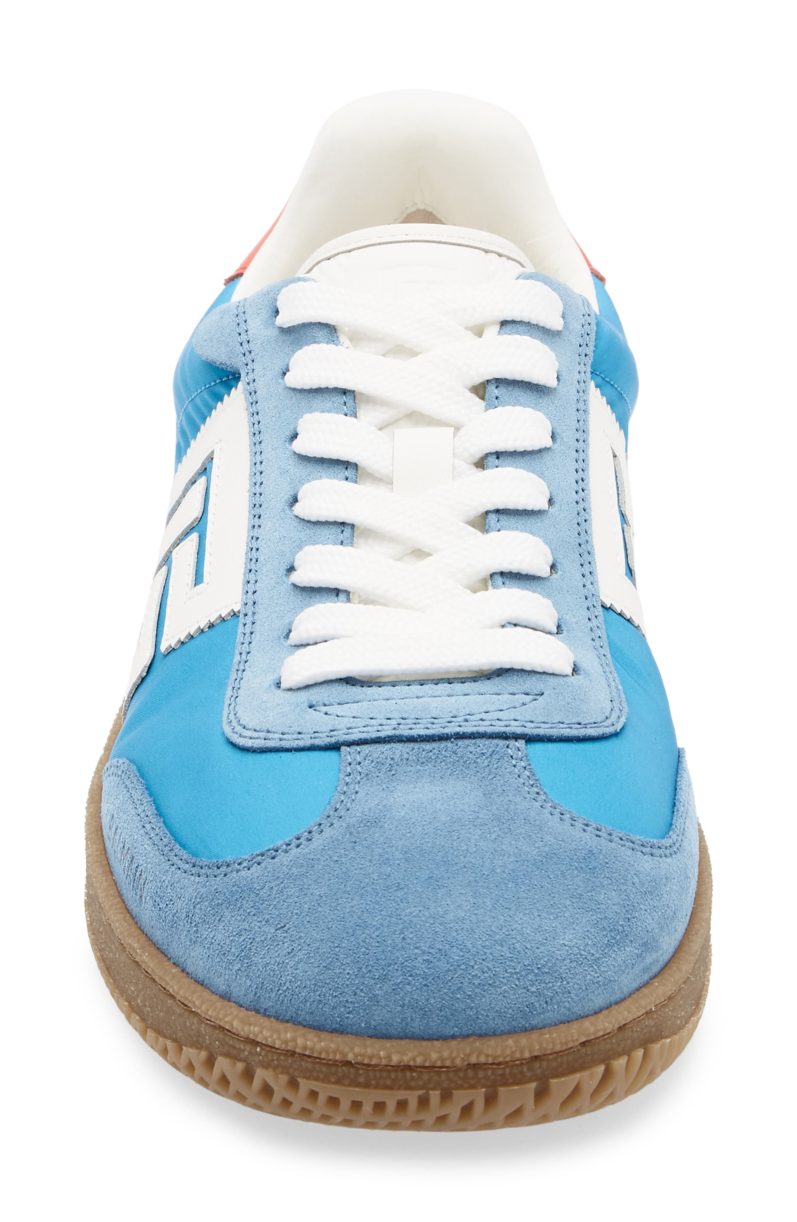 Balmain Swan Low Top Sneaker in 6Bs Blue at Nordstrom - 4