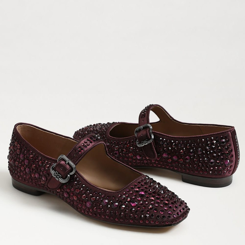 Michaela Bling Mary Jane Flat 7