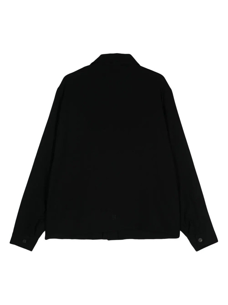 Givenchy CLASSIC-COLLAR WOOL SHIRT outlook