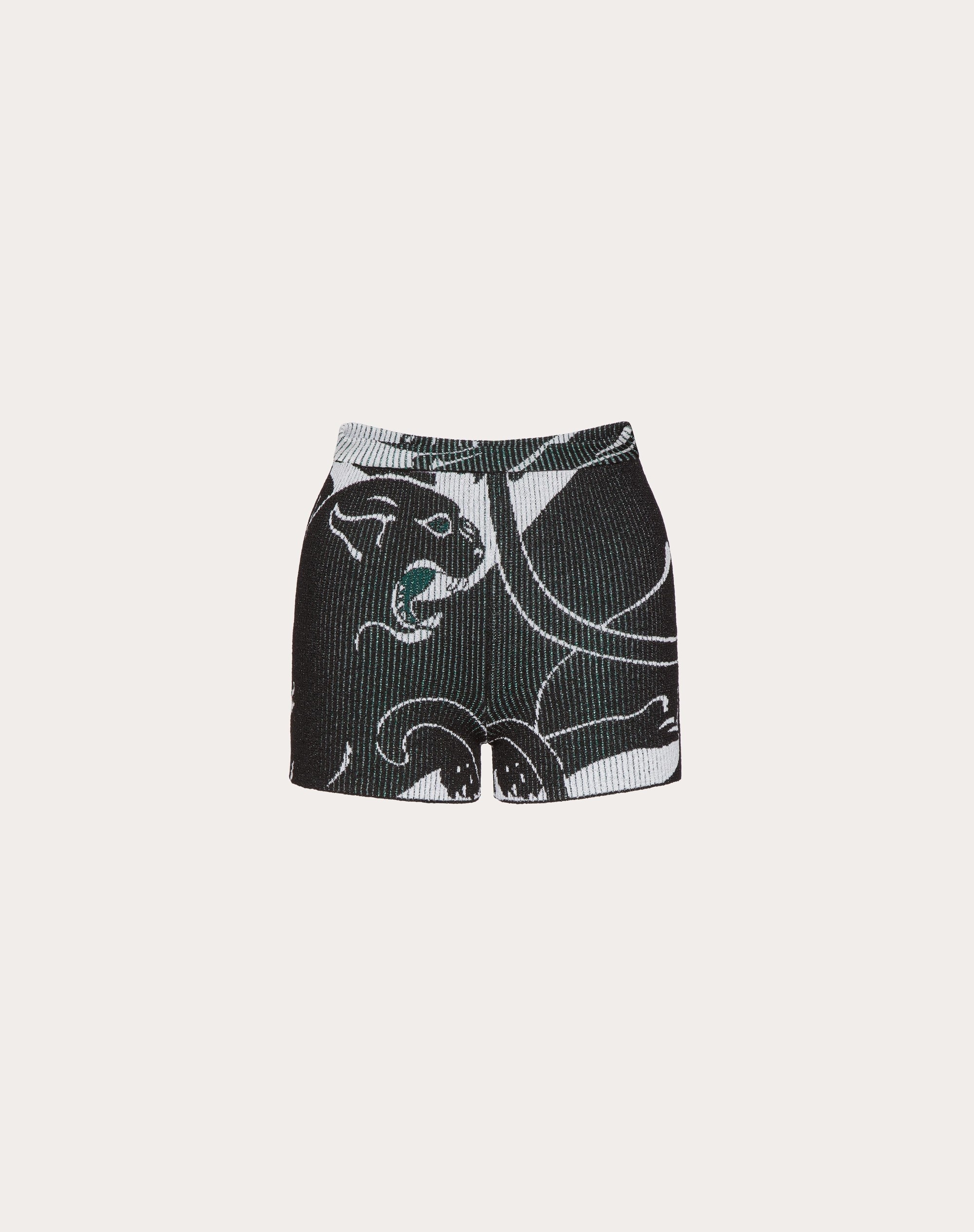 SHORTS IN PANTHER JACQUARD LUREX - 1