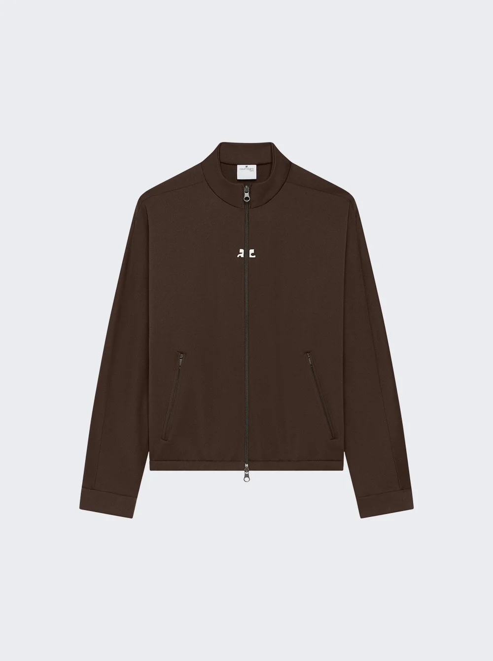 Interlock Tracksuit Jacket Chocolate - 1