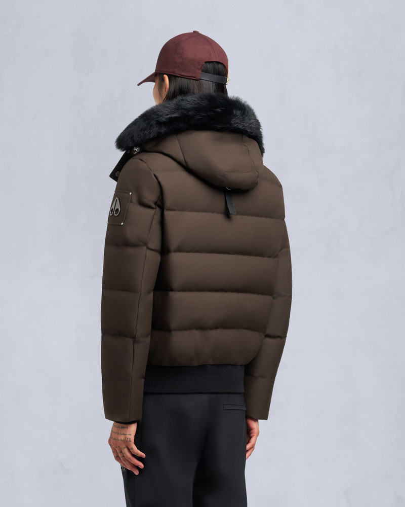 CLOUD SHEARLING TRIM BOMBER JACKET 4