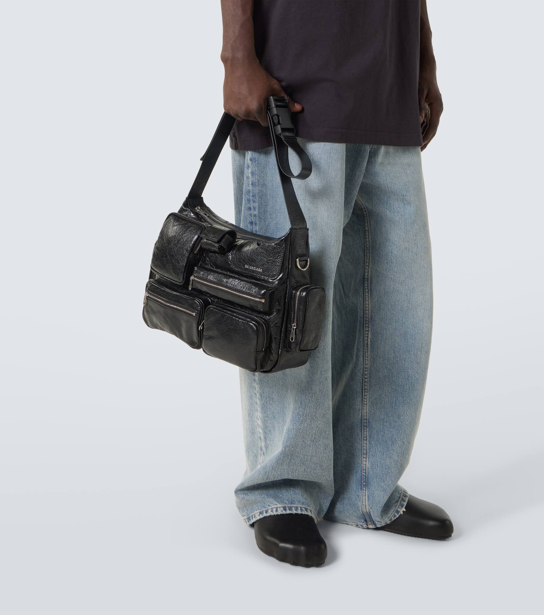 Superbusy leather messenger bag - 3