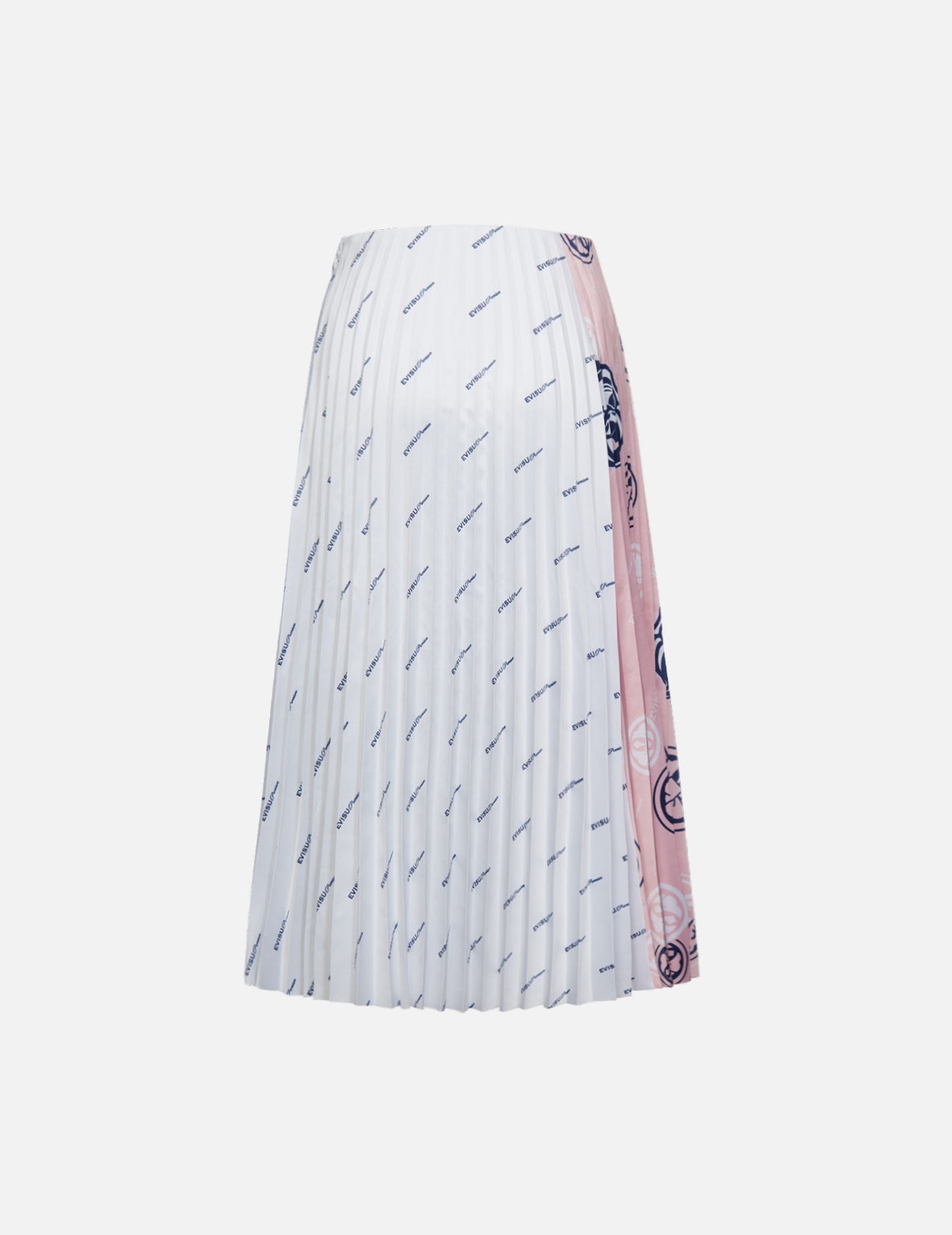 Color-blocking Pleated Skirt - 3