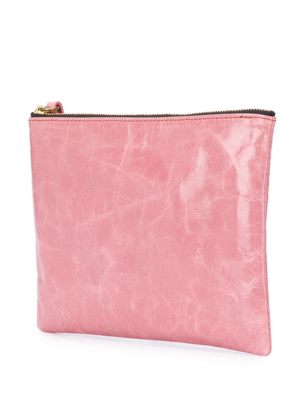 crinkle-effect clutch bag - 3