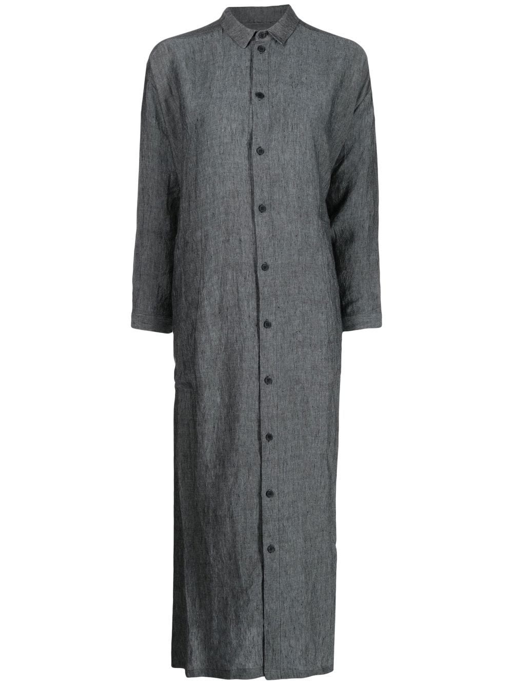 linen shirt dress - 1