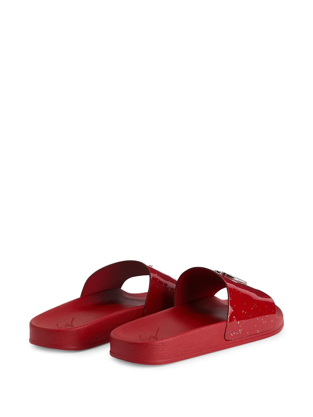 Brett patent leather slides - 3