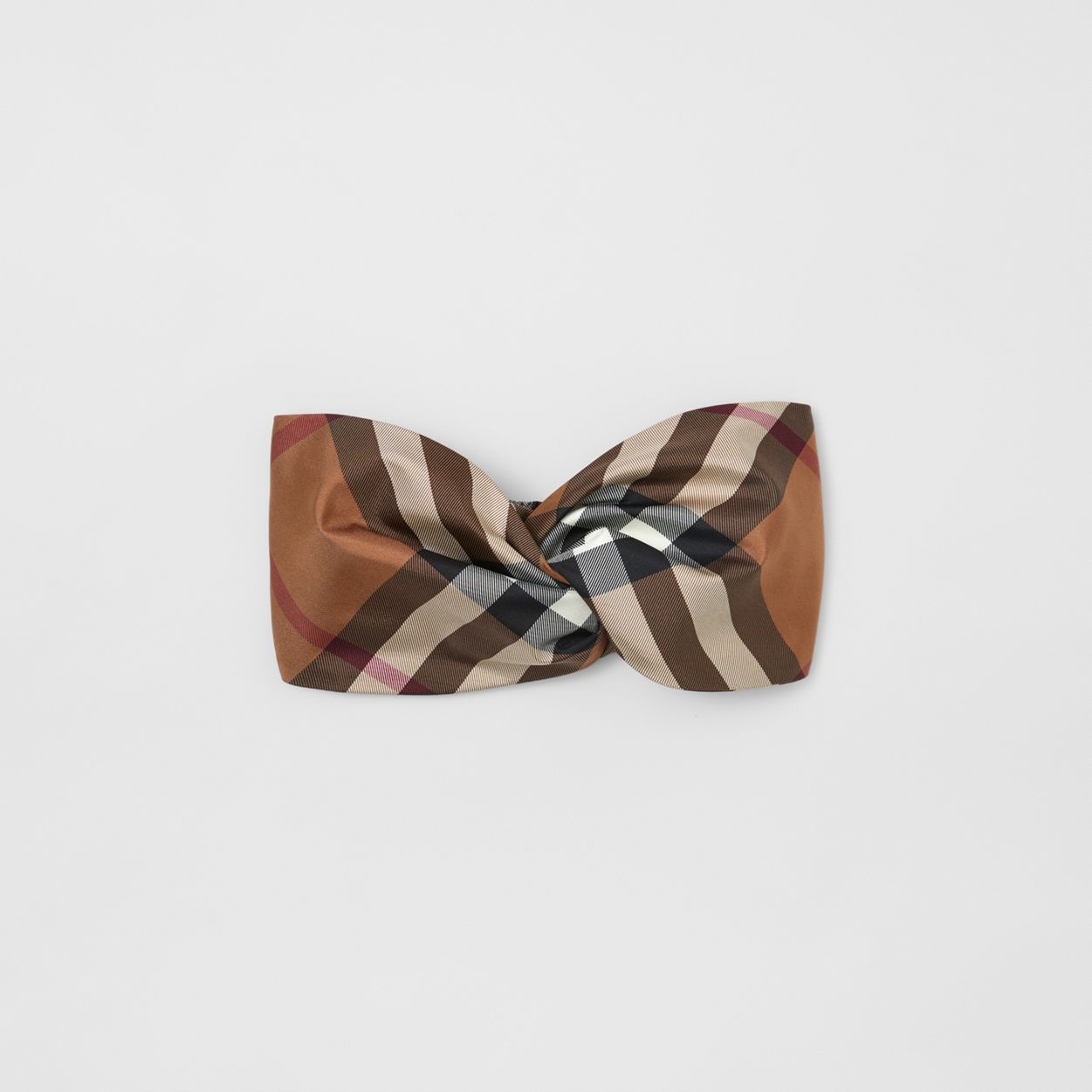 Check Silk Headband - 1