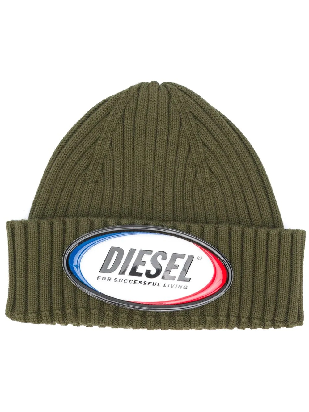 logo patch beanie - 1