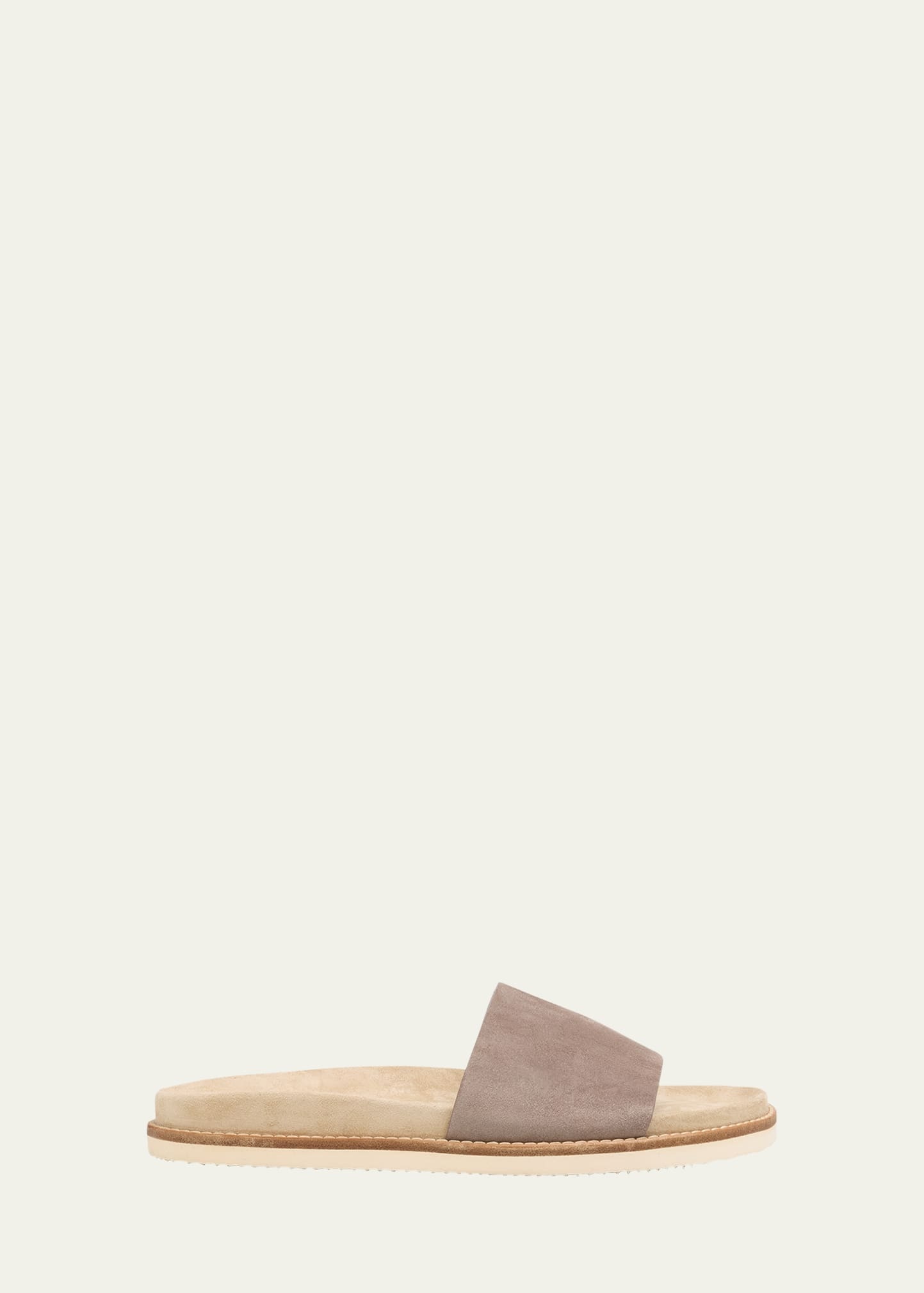 Men's Suede Slide Sandals - 1