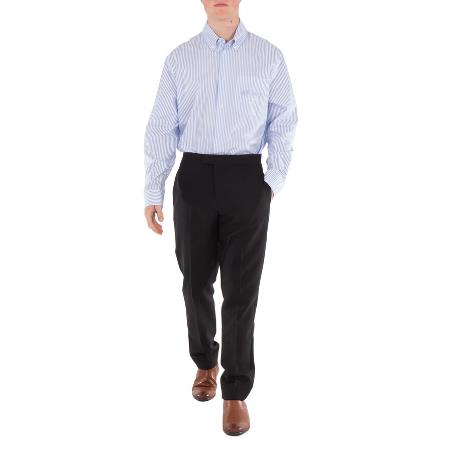 Versace Logo-Applique Tapered Trousers - 4