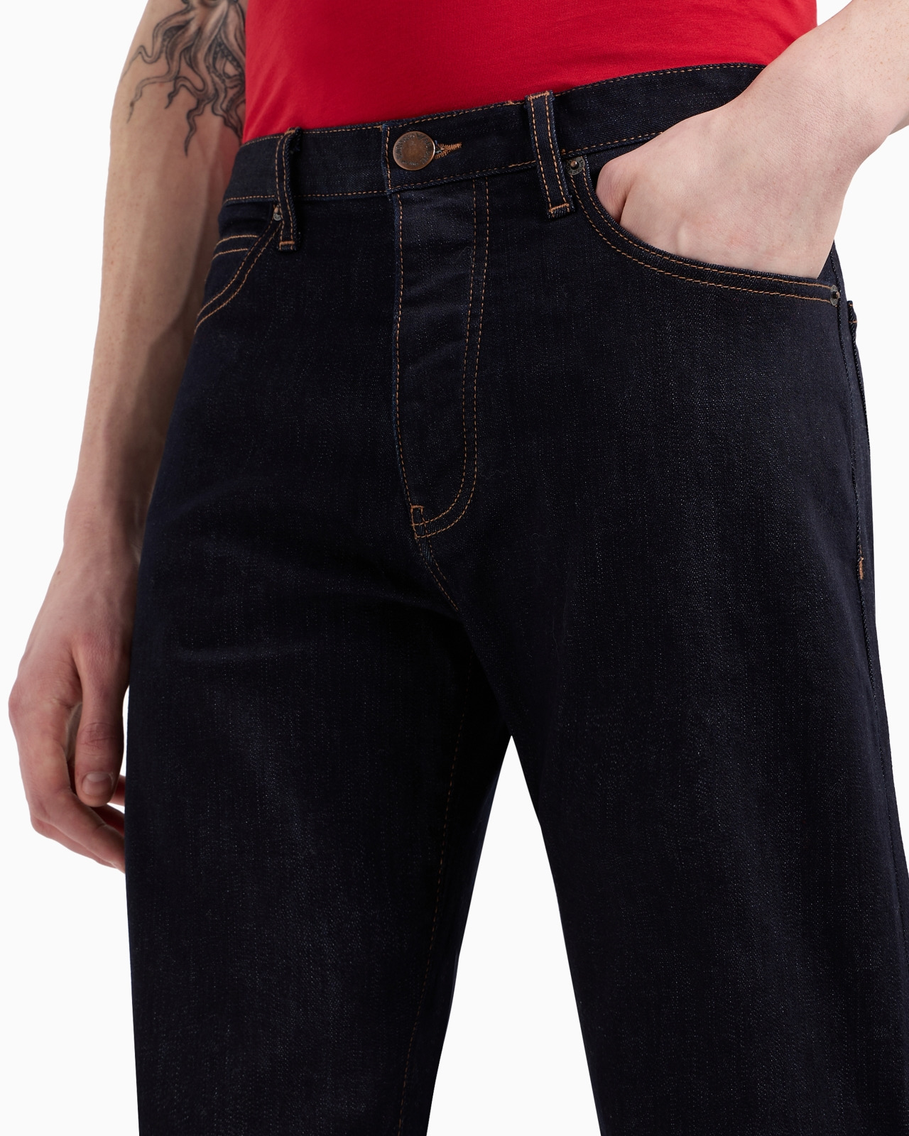 J21 Regular-fit jeans in washed 11.5 oz comfort denim - 5