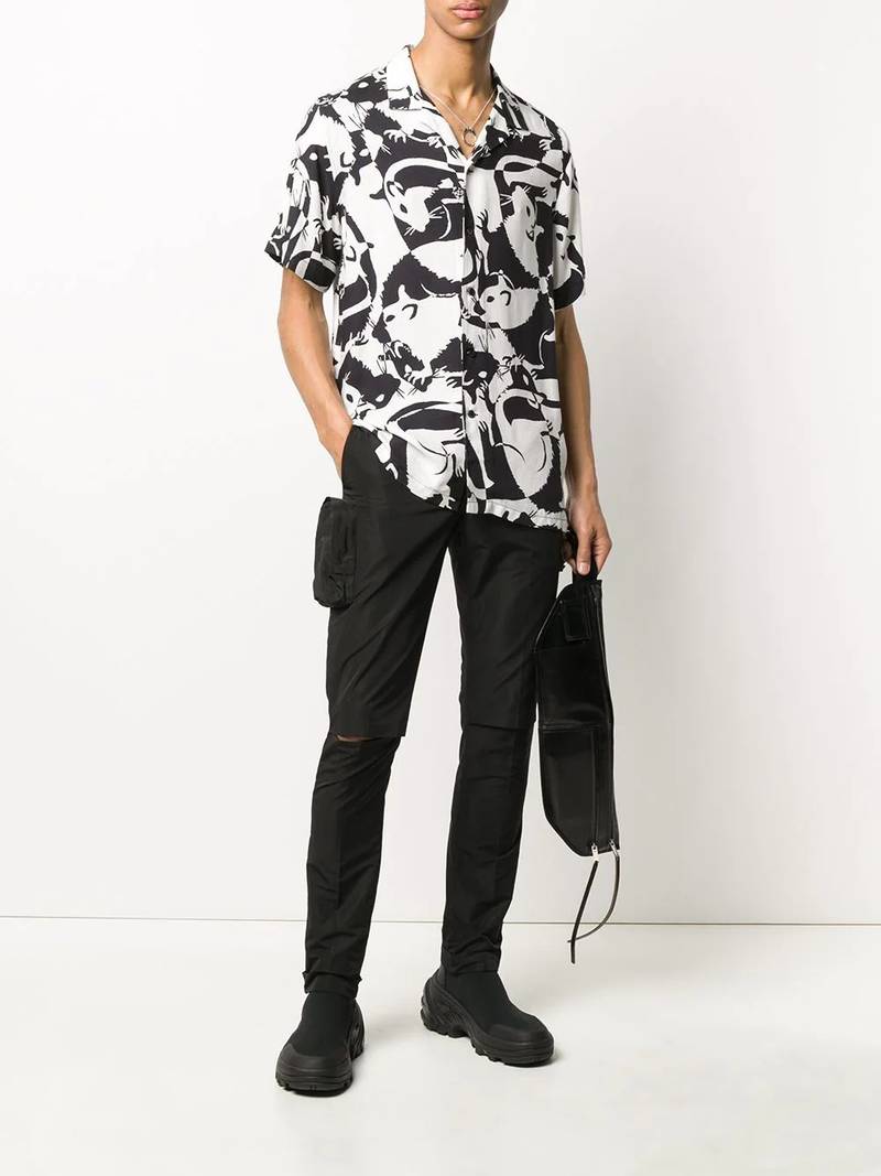 UNDERCOVER multi-pocket slim-cut trousers outlook